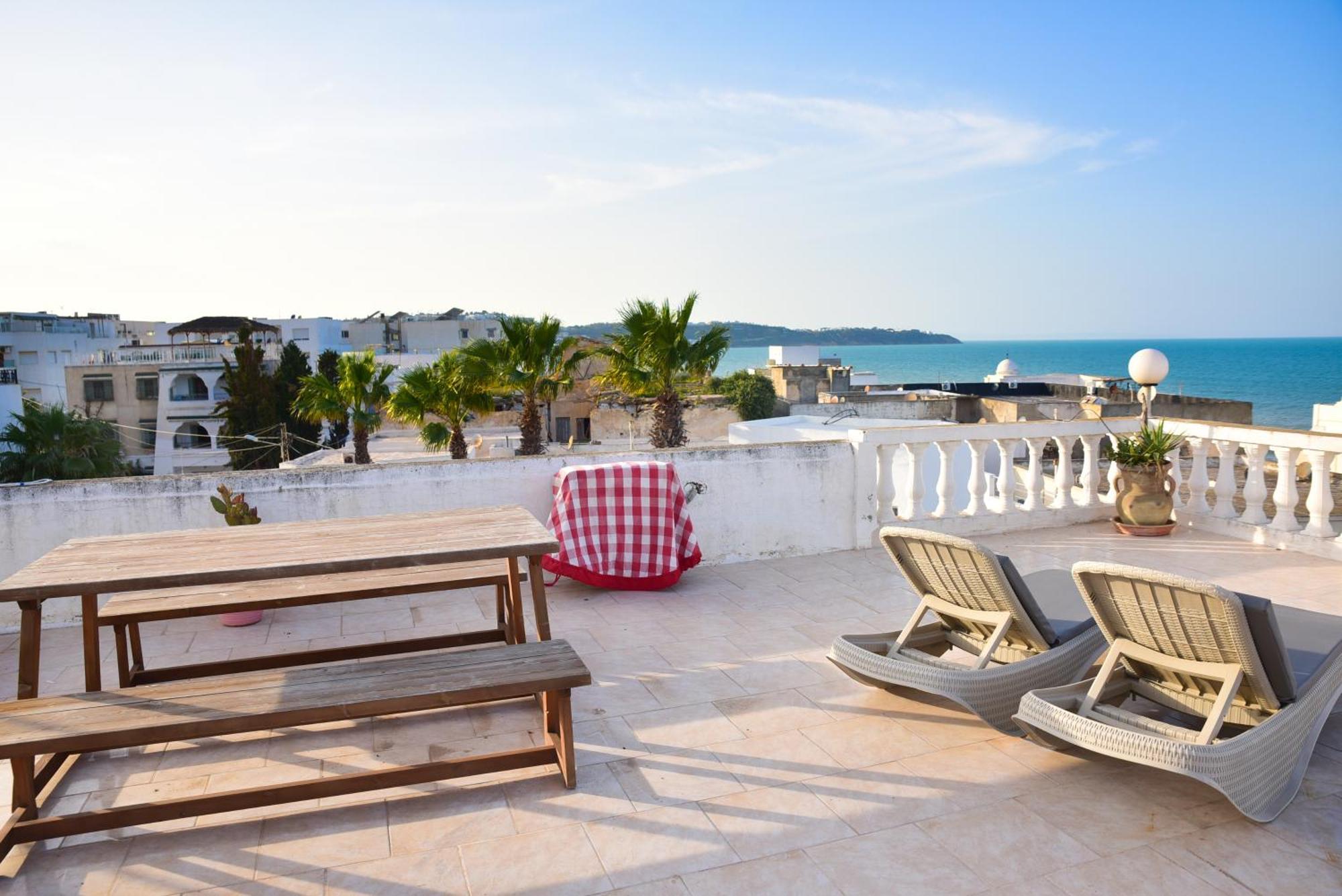 Apartment Vue Au Coeur De La Marsa Avec Grande Terrasse Privee *